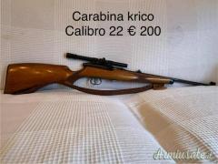 CARABINA KRICO, CAL. 22 Long Rifle