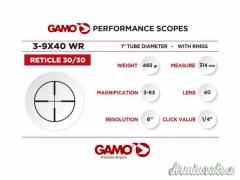 GAMO 3-9X40 WR