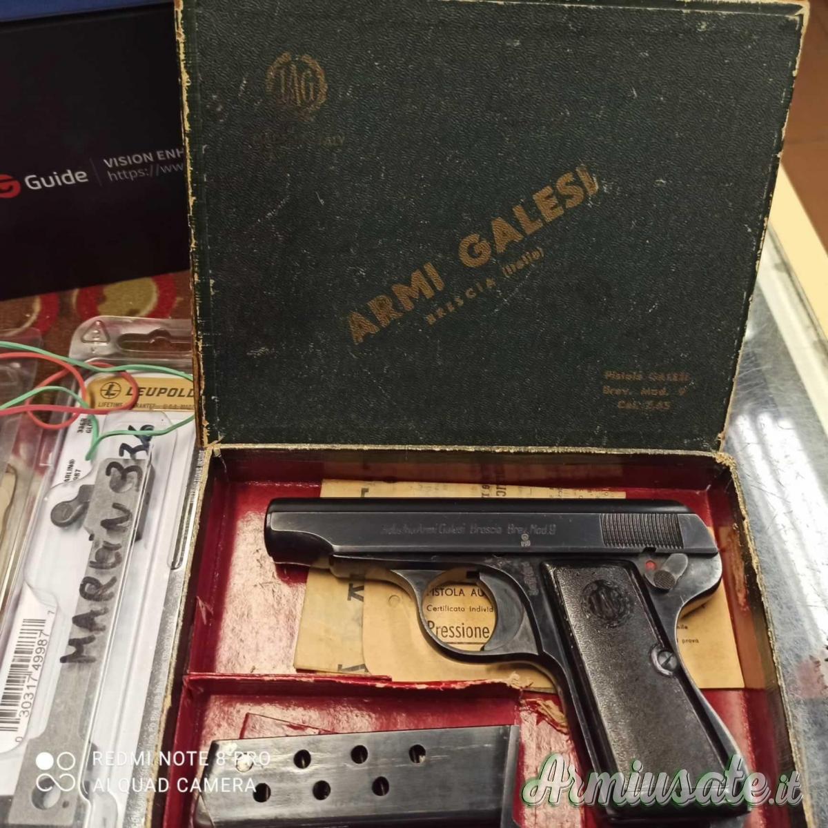 GALESI 9 del 1950 cal. 7,65 GALESI 9 del 1950 cal. 7,65