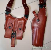 Fondina ascellare Desert Eagle Magnum Research Cuoio handmade made in Italy