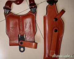Fondina ascellare Desert Eagle Magnum Research Cuoio handmade made in Italy