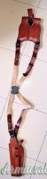 Fondina ascellare Desert Eagle Magnum Research Cuoio handmade made in Italy