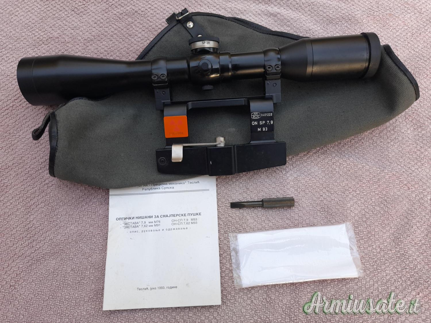 Ottica Zrak 6x42 nuova  Zastava M76 / Saiga / Izmash e similari Ottica Zrak 6x42 nuova  Zastava M76 / Saiga / Izmash e similari
