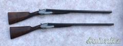 Doppietta coppia Breda Roma gemini cal 12 canne 71 1950 complete di valigetta da collezione