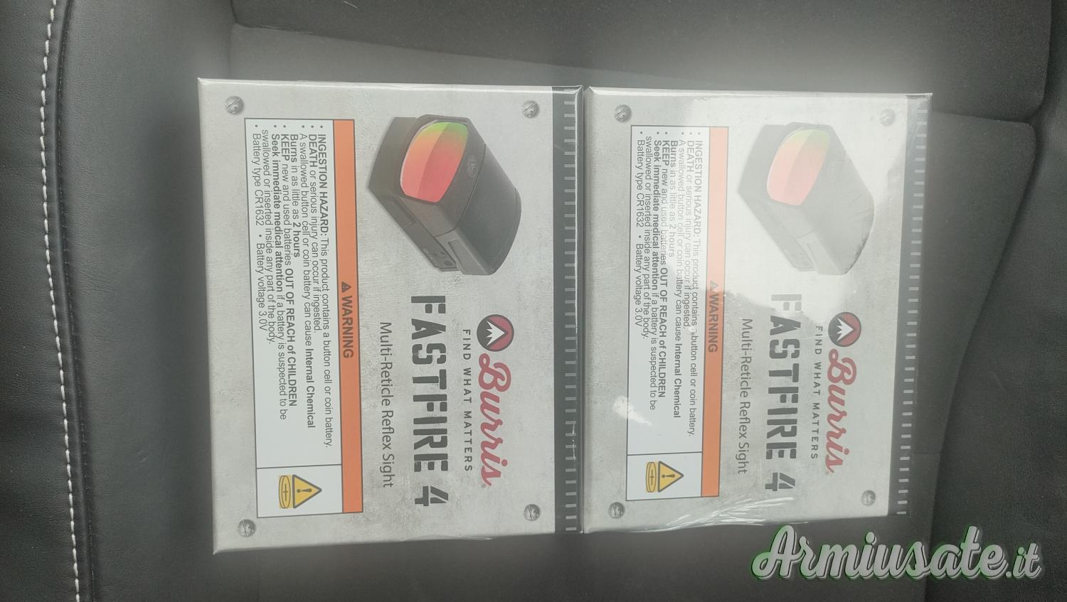 Red Dot Burris fastfire 4 NUOVO Red Dot Burris fastfire 4 NUOVO