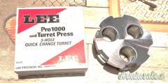 LEE 90497 Testa porta matrice 3 fori Pressa Turret e Pro 1000