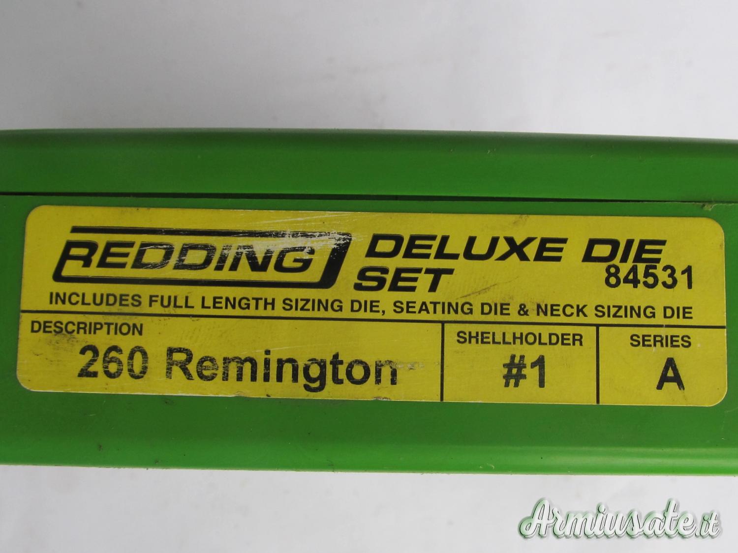 REDDING 3 dies set gratis spedizione 260 remington REDDING 3 dies set gratis spedizione 260 remington