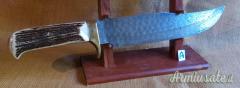 Coltello Bowie damasco