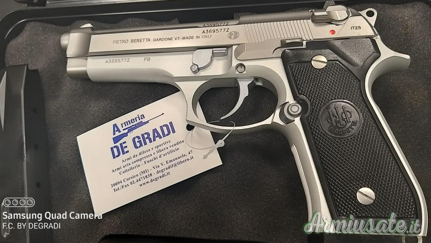 Beretta 92 FS INOX 9x19mm Parabellum | Luger | NATO Beretta 92 FS INOX 9x19mm Parabellum | Luger | NATO
