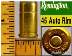 Bossoli calibro .45 AUTO RIM nuovi e primo sparo
