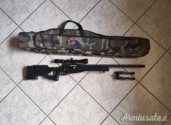 Fucile softair AGM Mauser L96 0,99 Joule Nero
