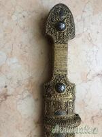 Kindjal russo firmato Abauragim famoso fabbricante di spade del Daghestan fine del XIX sec....