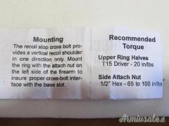 BURRIS XTREME TACTICAL 30 mm RINGS