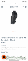 Fondina Thunder Beretta 92
