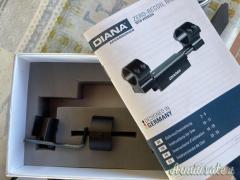Diana 52 4.5/.177 con attacco ottica ammortizzato originale DIANA e altri accessori.