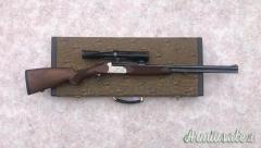 Sovrapposto combinato Zoli cal 20 6.5x57 con canne ricambio cal 20 e valigetta condizioni ottime
