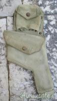 Lotto di originali fondine britanniche WW1 - WW2 - per revolver e porta munizioni