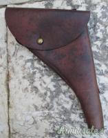 Lotto di originali fondine britanniche WW1 - WW2 - per revolver e porta munizioni
