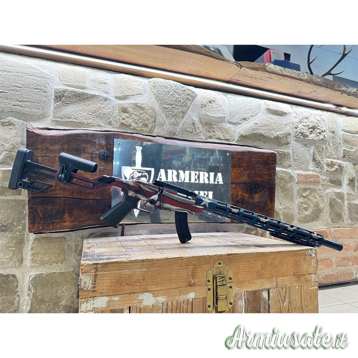 USATO – CARABINA – RUGER PRECISION RIMFIRE FLAG 18″ (F)15C cal. 22LR USATO – CARABINA – RUGER PRECISION RIMFIRE FLAG 18″ (F)15C cal. 22LR