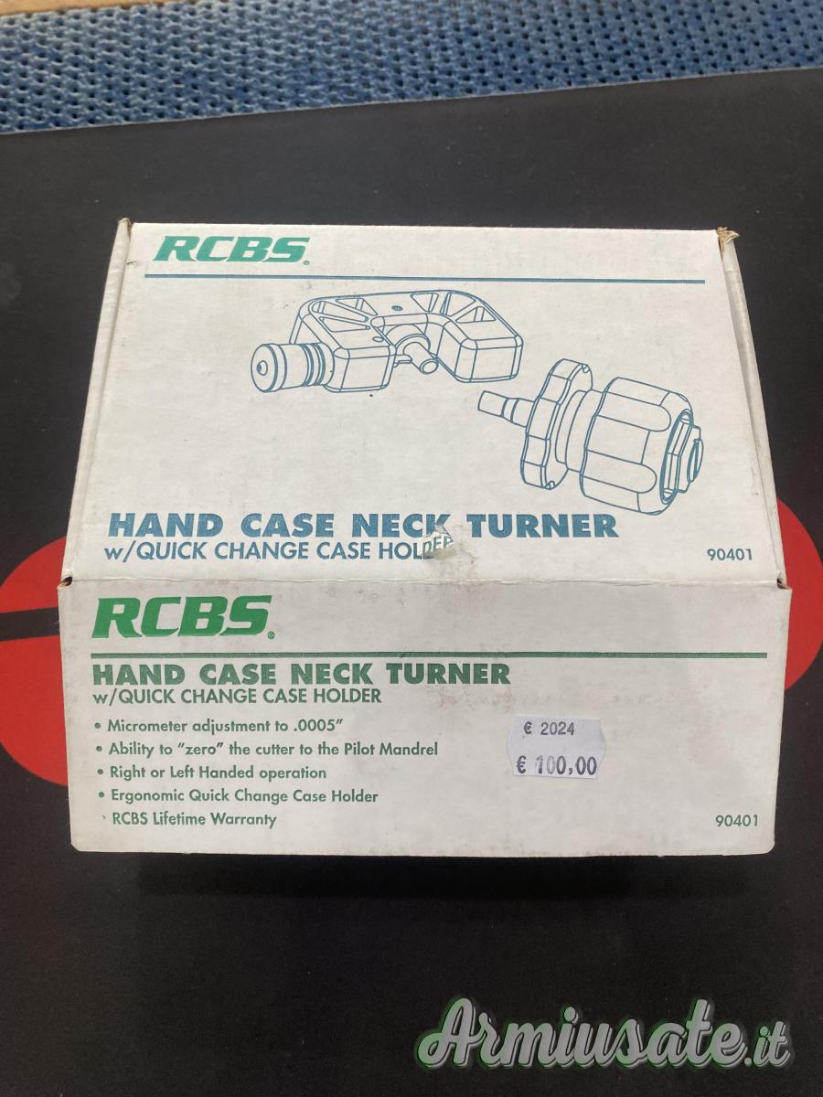 HAND CASE NECK TURNER MARCA RCBS (NUOVO) (VEDI LA DESCRIZIONE) HAND CASE NECK TURNER MARCA RCBS (NUOVO) (VEDI LA DESCRIZIONE)
