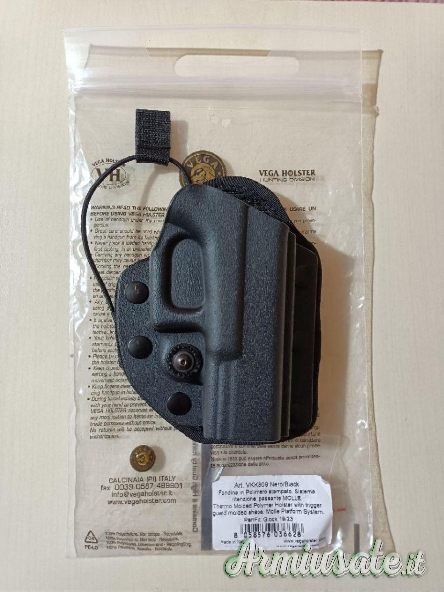 Fondina Vega Holster VKK809 in polimero per Glock 19 23 25 26 32 38 Fondina Vega Holster VKK809 in polimero per Glock 19 23 25 26 32 38