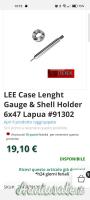 Lee gauge trim 6,5x47 Lapua