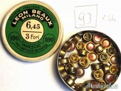 [#093] Inneschi 6.45 3 fori Leon Beaux con scatolina originale