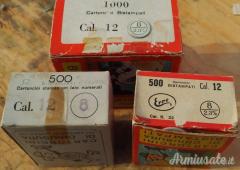 [# 400] 1000 Cartoncini chiusura Cal12 Bonavita e R numerati piombo 8