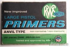 [#950] Scatola vintage inneschi RWS Large Pistol 5337