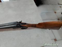Doppietta calibro16 a cani sterni-Liegi,meta xix secolo-cimello da collezione