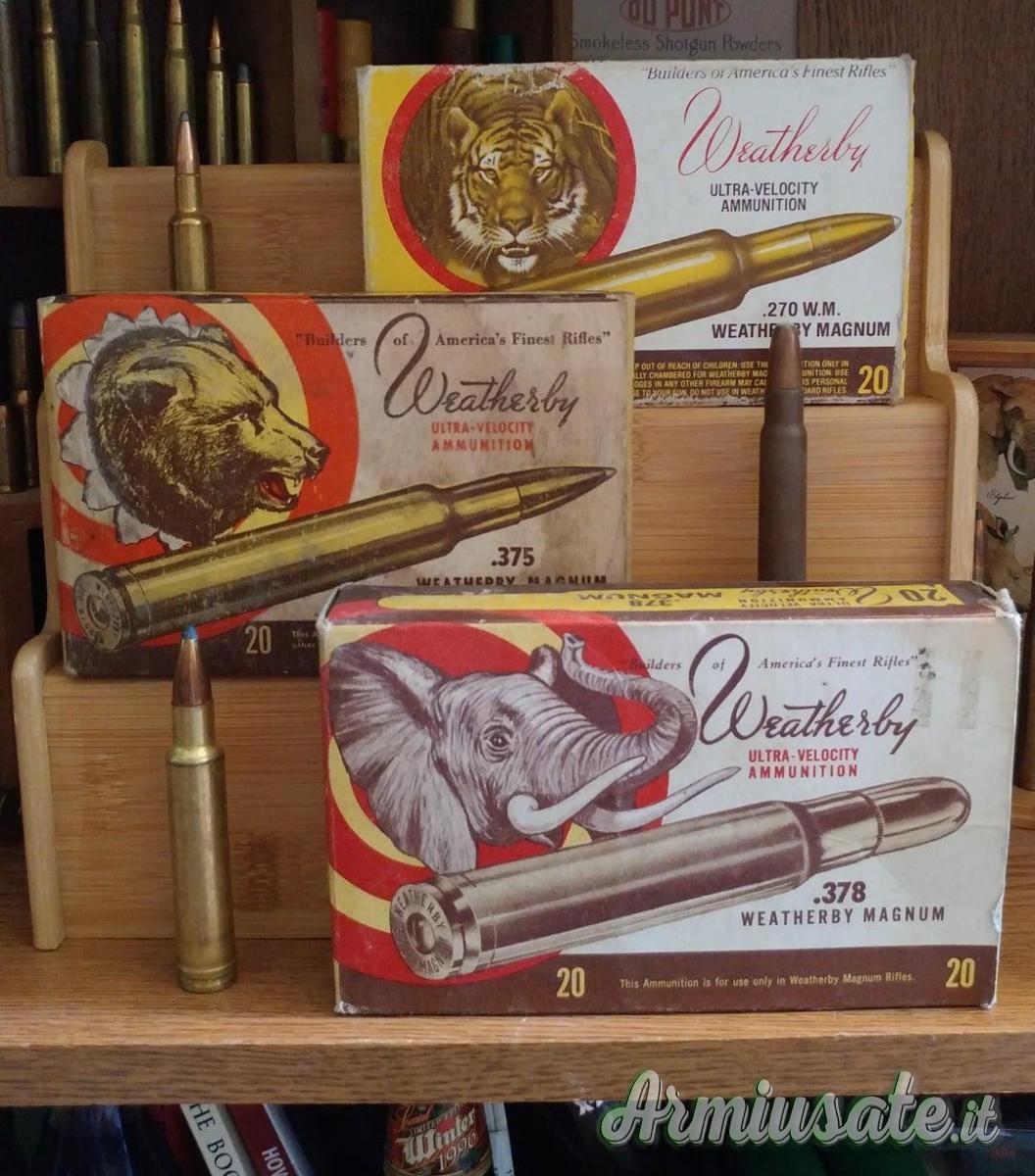 CERCO scatoline cartone Weatherby CERCO scatoline cartone Weatherby