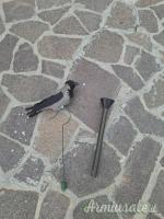 Cornacchia vedetta con supporto  per pianta più imbuto.