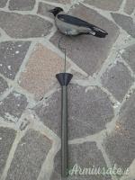 Cornacchia vedetta con supporto  per pianta più imbuto.