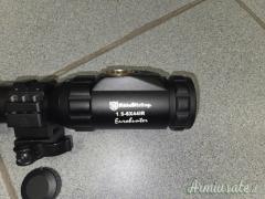 nikko stirling 1.5-6x44 tubo da 30 mm ret. et4k illuminato