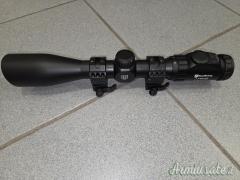 nikko stirling 1.5-6x44 tubo da 30 mm ret. et4k illuminato