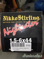 nikko stirling 1.5-6x44 tubo da 30 mm ret. et4k illuminato