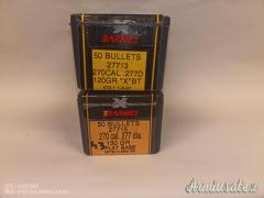 Palle cal 7  e cal 270 Hornadi e Barnes