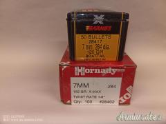 Palle cal 7  e cal 270 Hornadi e Barnes