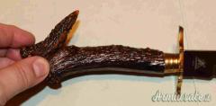 Coltello Indiana Maniago Damasco