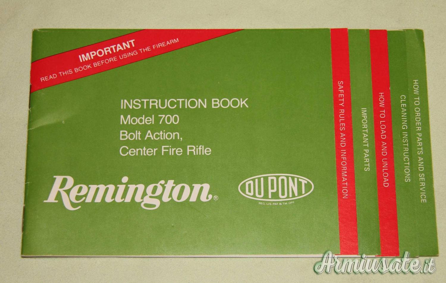 Manuali Carabine Vari : Manuali Carabine Vari :