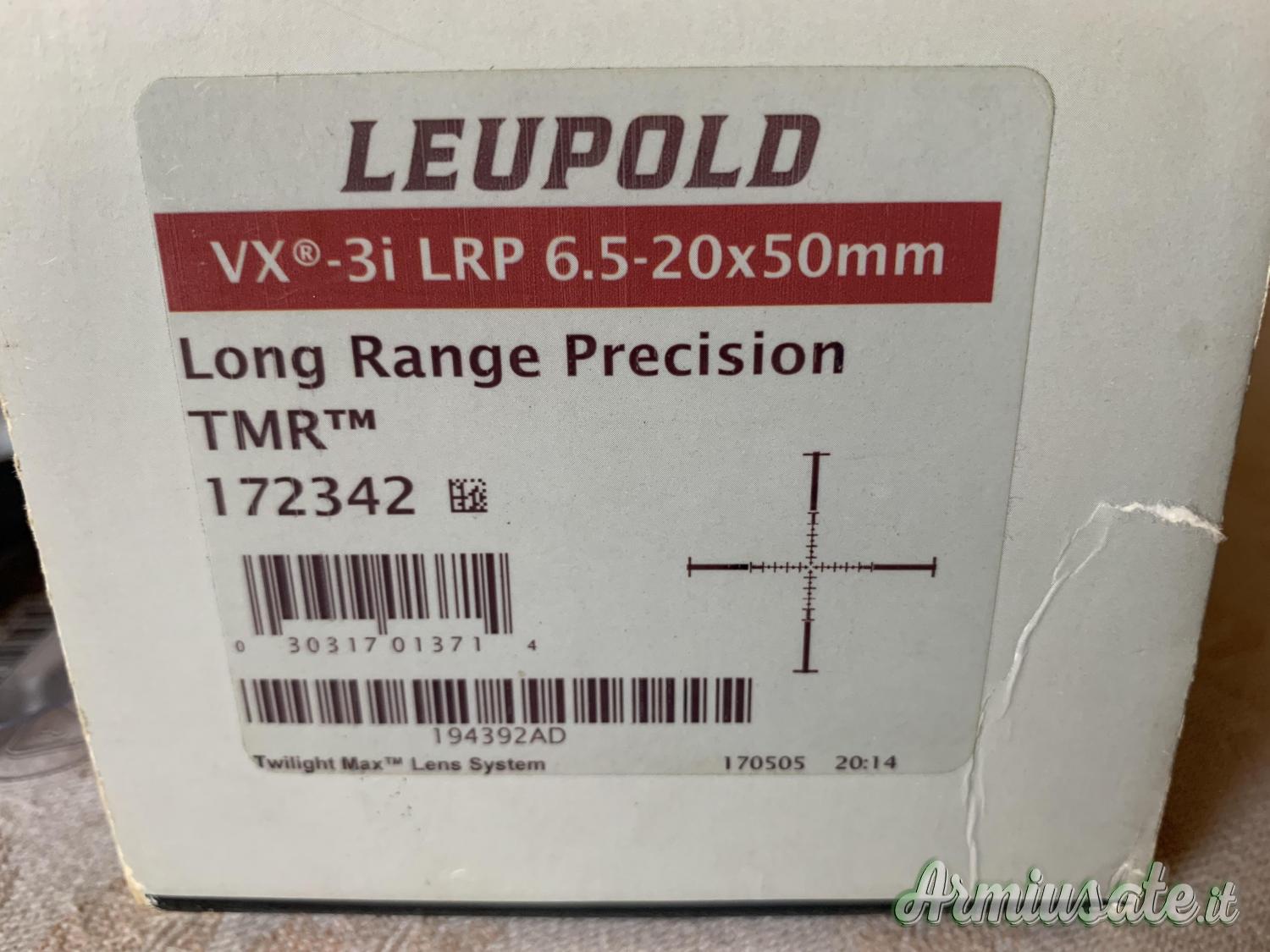 Leupold VX3i 6.5-20x50 LRP TMR base SAKO TRG 22/42 Leupold VX3i 6.5-20x50 LRP TMR base SAKO TRG 22/42