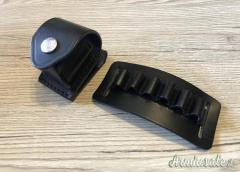 Porta-speedloader in pelle 38/357 in pelle + Omaggio Cartucciera