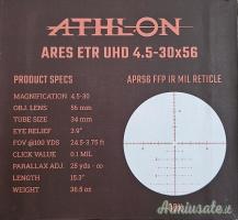 Athlon Ares ETR UHD 4.5-30x56 MIL