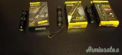 Torce Nitecore professionali 1800 lumens modelli P12GTS e EC23