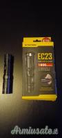 Torce Nitecore professionali 1800 lumens modelli P12GTS e EC23