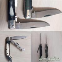 Coppia coltelli Indiana uso caccia Marca Maniago Italy  In perfette condizioni come nuovi mai usati.