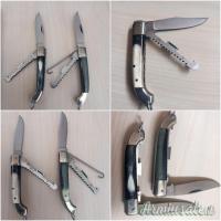 Coppia coltelli Indiana uso caccia Marca Maniago Italy  In perfette condizioni come nuovi mai usati.