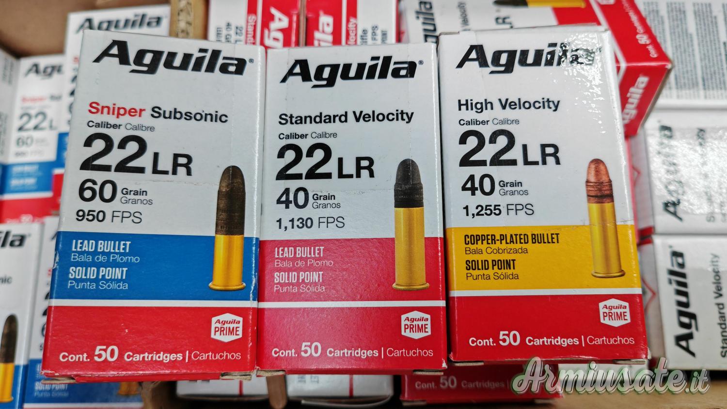 cartucce AGUILA 22LR cartucce AGUILA 22LR