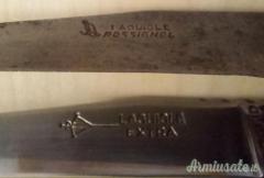 Tre coltelli Laguiole da collezione tascabili Francia