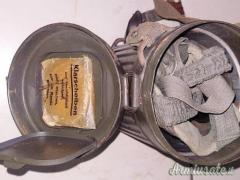 MASCHERA ANTIGAS TEDESCA WWII COMPLETA DI CUSTODIA